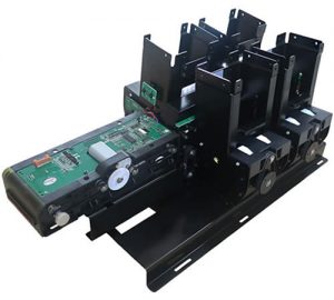 MTK-F53 Customized 4-tray Card Dispenser with motor reader
